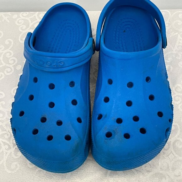 Crocs Blue Clogs Size M8/W10 Minor stains - Picture 1 of 7
